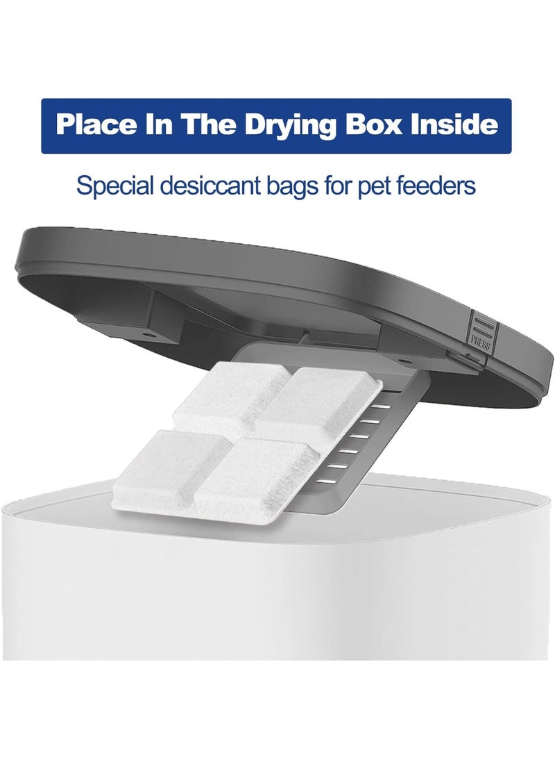 Pet Food Desiccant Bag, 12 Pack, Compatible with Petlibro Automatic Cat Feeder, Silica Gel, Deoxidizer, Activated Carbon, Keeps Pet Food Dry and Fresh - Image 3